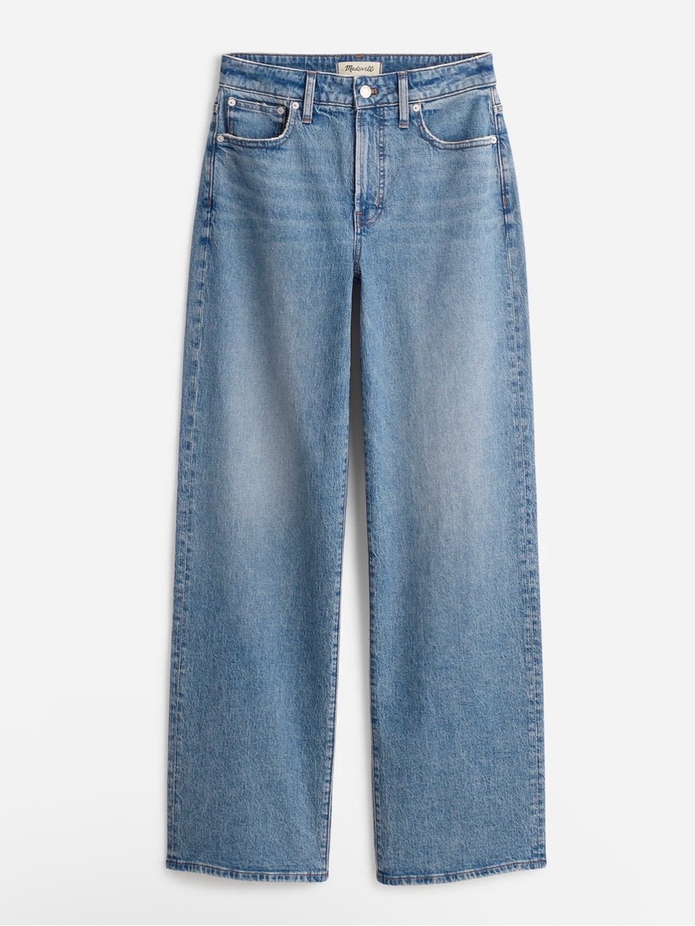 NWT Madewell curvy vintage wide leg jeans in 26 petite enmore wash